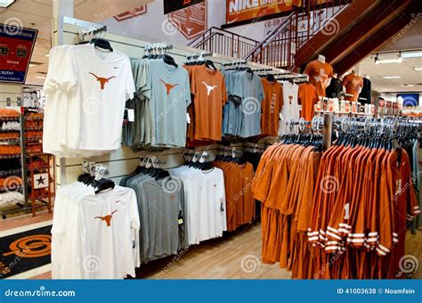 Shirts of Texas Longhorns in a Store Editorial Stock Photo - Image of ...
