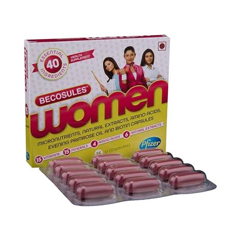 Becosules Women - Strip of 15 Capsules : Amazon.in: Health & Personal Care