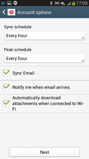 Image result for Android Email Setup NHS