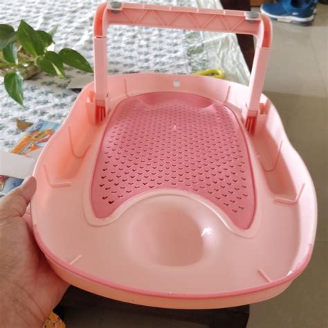 Buy MOM CARE Folding Baby Bath Tub for Newborn Babies Bather Anti Slip ...