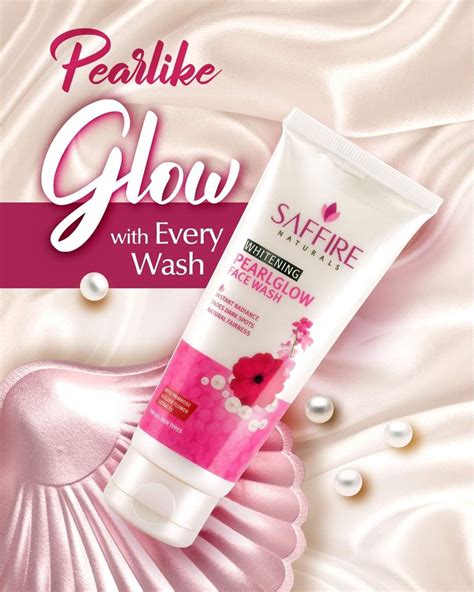 Saffire Naturals Pearlglow Face Wash | Skin Whitening | With Primrose ...