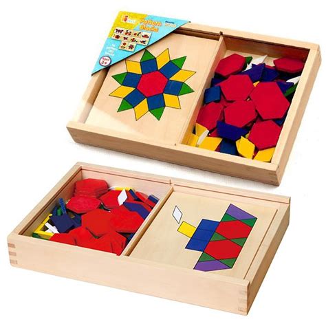 Drveni tangram Viga 17393 | Volim svoj dom