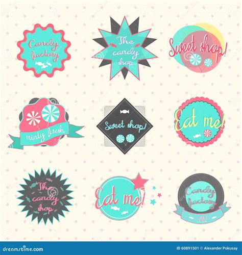 Candy Shop Labels 的图像结果