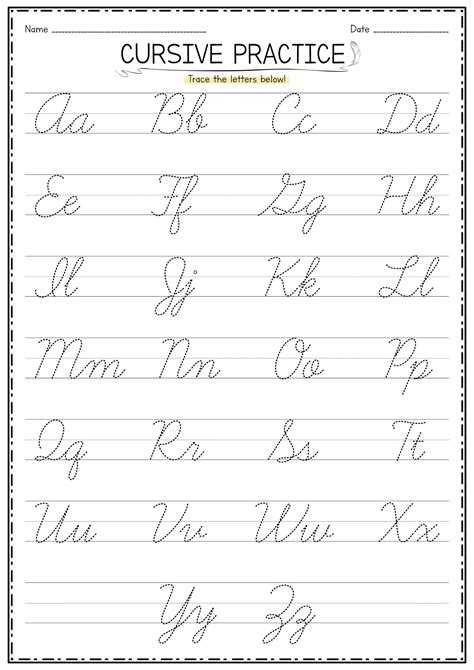 Image result for Cursive Writing Sheets for Practice
