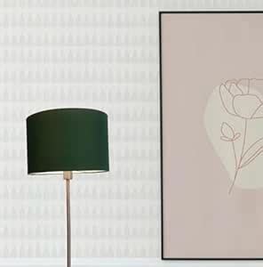 BTR CRAFTS Dark Green Drum Lampshade Suitable For Table And Floor Lamps ...