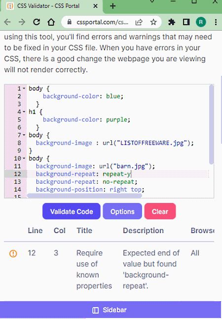 Image result for CSS Validator