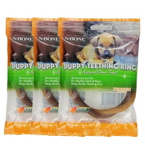 Buy NPIC Pumpkin Flavour Puppy Teething Ring Dog Treats online at ...