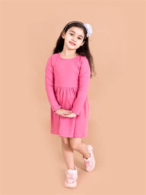 Buy Pack Of 2 Round Neck Gathered Cotton Fit Flare