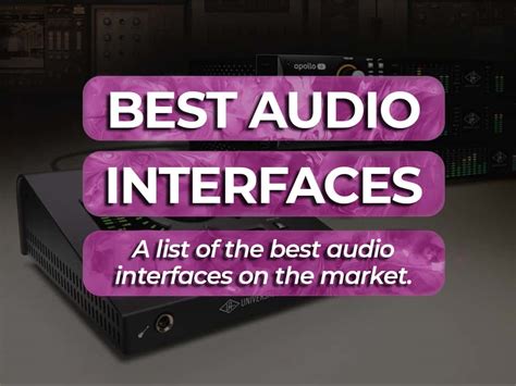 Image result for Audio Interface Comparison