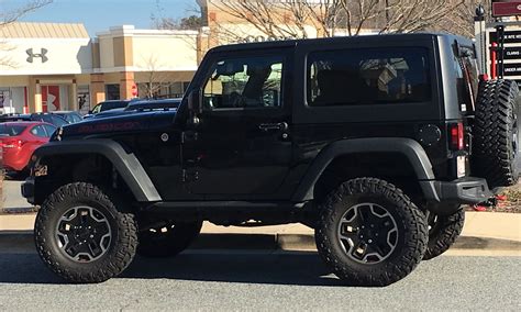 Black on black 2015 JK Rubicon 2 Door 4.5" lift | Jeep rubicon, Lifted ...