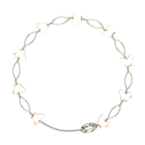 Buy Butterfly Flexible 2 Tone Gold Bracelets | Dishis Designer Jewellery