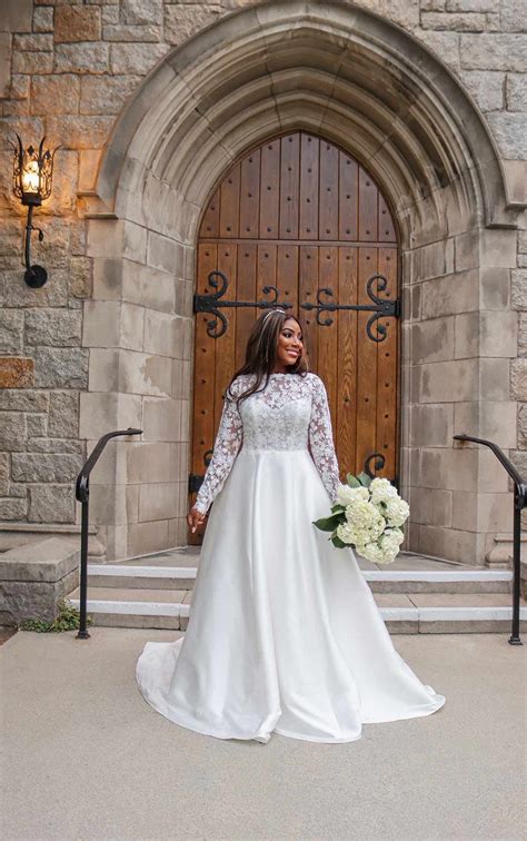 long sleeve wedding dresses sparkly
