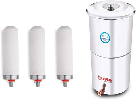 Buy Crystal Stainless Steel Water Filter/Purifier - 30 Litre | Includes ...