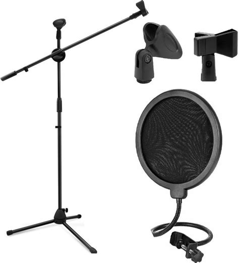 Techtest Mike Stand for Singing Condenser Microphone Mic Stand Holder ...