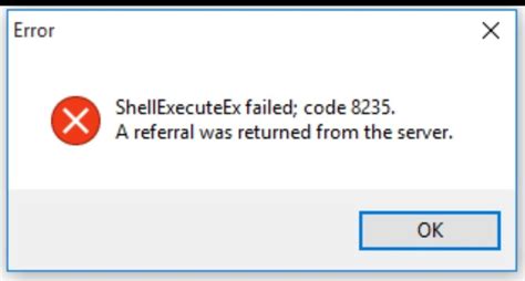 Image result for ShellExecuteEx Failed Code 5 Access Denied
