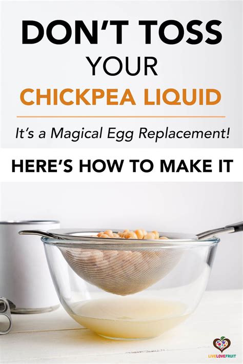 Don't Toss Your Chickpeas Liquid — It's A Magical Egg Replacement ...