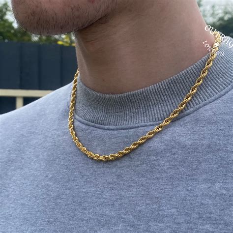 Gold Rope Chain For Men