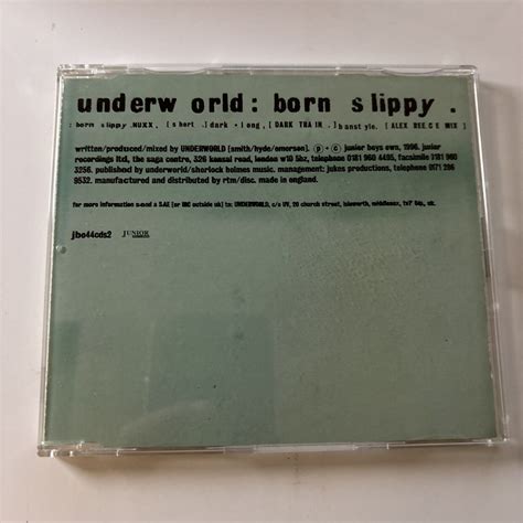 Underworld - Born Slippy .NUXX (Short) (CD, 1996) Jbo44cds2 – Retro Unit