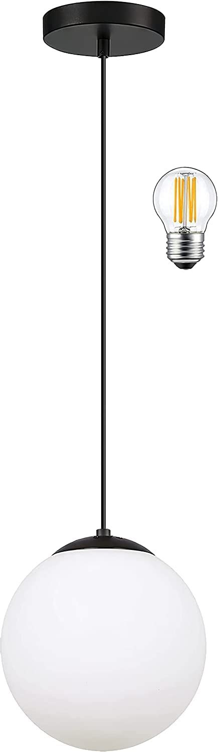 Buy Homenique Adjustable Hanging Light Fixture, Golden Globe Lampshade ...