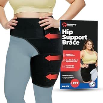 Plus Size Hip Brace Thigh Compression Sleeve | Hip Sciatica Pain Relief ...