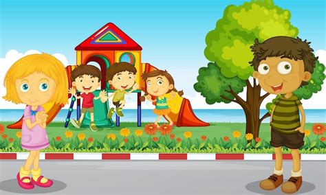 Images de Enfants Parc Dessin Paisible – Téléchargement gratuit sur Freepik