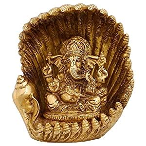 Shalinindia Indian Handmade Ganesha Art Work Hindu God Idols Religious ...
