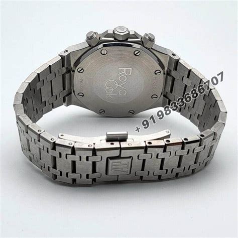 Audemars Piguet Royal Oak Chronograph Full Silver 41mm White Dial High ...