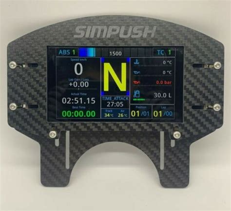 Buy SIMPUSH Thrustmaster Wheel Base Phone Dash Holder mount simhub ...