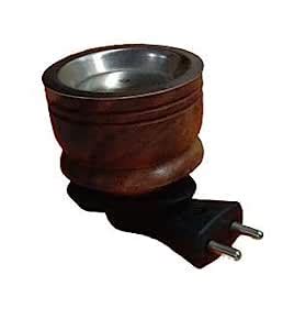 AB Wooden Kapoor Dani Electric Incense Burner (Brown (1) : Amazon.in ...