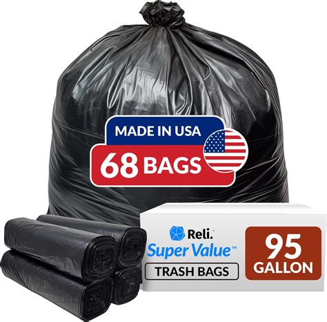 Amazon.com: YoYoRain-(55-60) Gallon Colorful Trash Bag Large Garbage ...