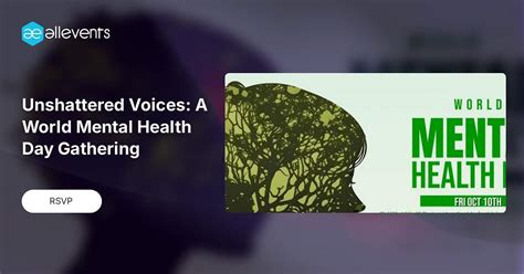 Unshattered Voices: A World Mental Health Day Gathering, 5017 51st ...