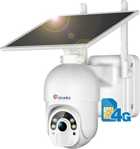 Ctronics 4G No WiFi Security Camera, Wireless 3G/4G LTE Camera Outdoor ...