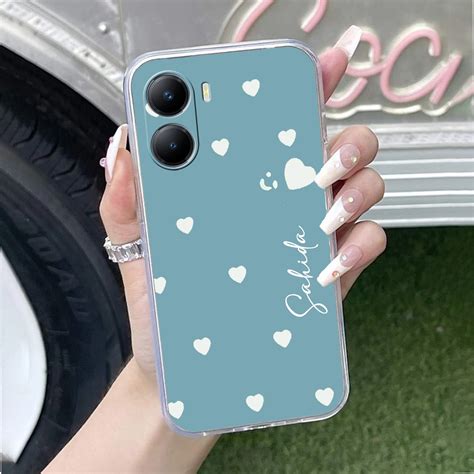Be Loved Customize Transparent Silicon Case Sky Blue For Vivo T2x 5G ...