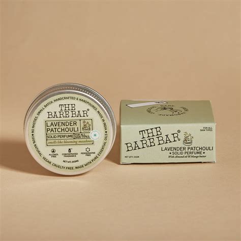 Buy Lavender Patchouli Solid Perfume Online | The Bare Bar – THE BARE BAR