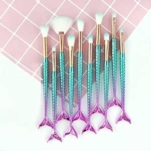 AVTY Makeup Brushes 10 pcs Makeup Foundation Eyebrow Eyeliner Blush ...