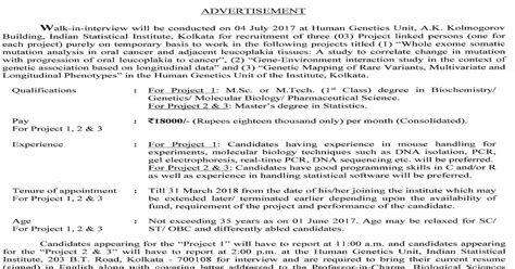 ISI Kolkata Somatic Mutation Analysis Project Walk IN