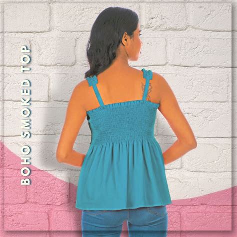 Women's Boho Smoked Top – S & F Online Store
