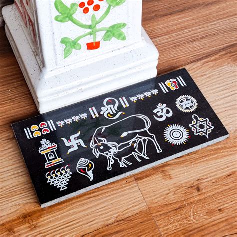 Buy Gau Mata Chaitrangan Rangoli Online, Granite Printed - 12*6