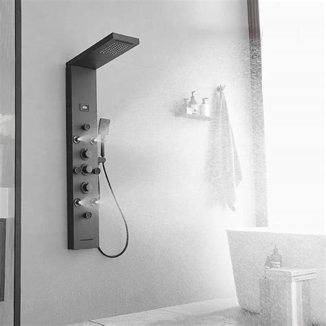 8-Jet Rainfall Shower Panel System with Rainfall | Ubuy India