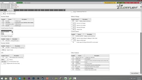 Cleanflight Config 的图像结果