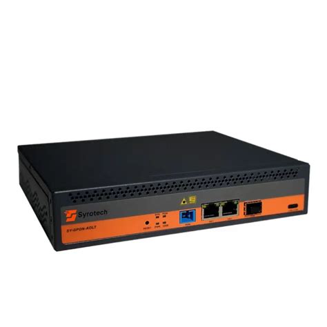 Syrotech GPON OLT 1 Port SY-GPON-1OLT with 10GE Uplink - tpstech.in