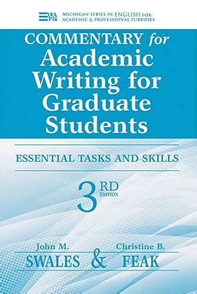 Buy Commentary for Academic Writing for Graduate Students: Essential ...