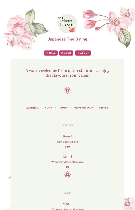 Fine Dining Menu 的图像结果