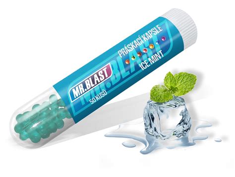 Mr. Blast Práskací kuličky Ice Mint 50ks - Etabak.com