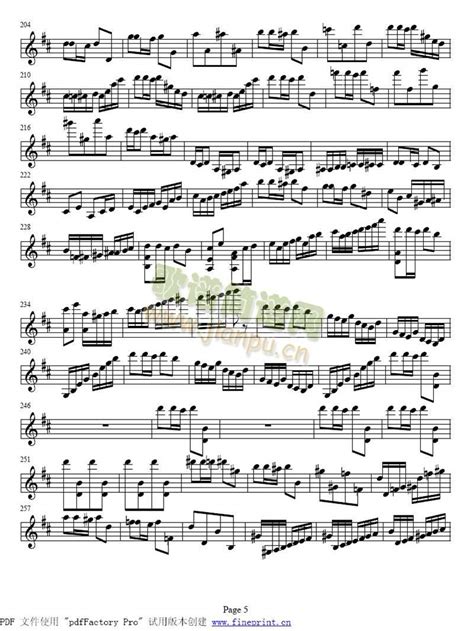 A小调小提琴与大提琴协奏曲 Op 102第二乐章 大提琴谱,小提琴谱 五线谱
