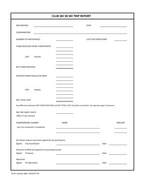 18 Printable Trip Report Forms and Templates - Fillable Samples in PDF ...