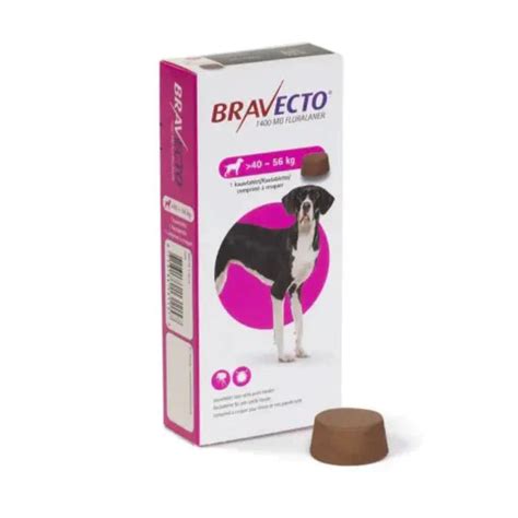 Bravecto 1400mg TABLET for Giant Dogs 40-56kg - Long-Lasting Flea ...
