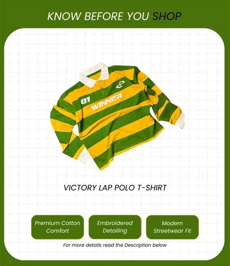 VICTORY LAP POLO T-SHIRT - Unbeatable Street Cred | CTRL+P at Toastd