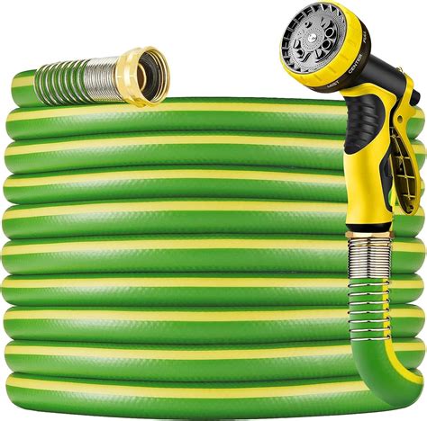 Amazon.com : Garden Hose 5/8"x100 ft Heavy Duty-Ultra-Durable,Kink-less ...