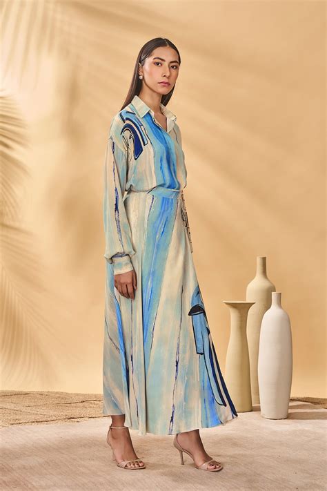 Midnight Faces Skirt Set – House Of Masaba